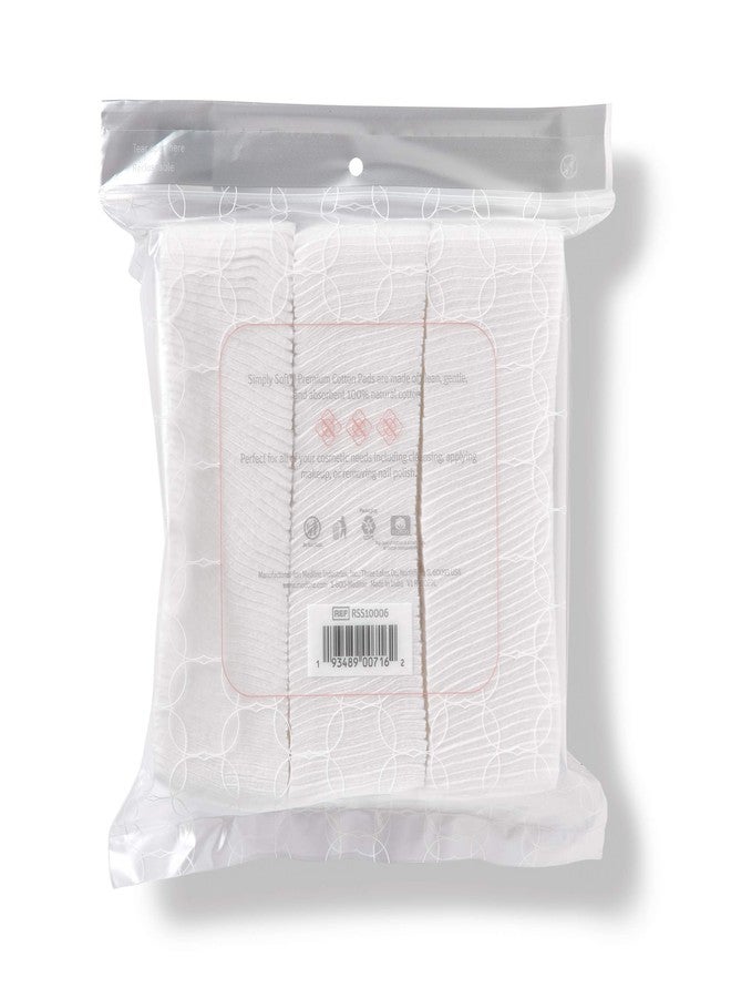 Simply Soft Premium Cotton Pads, 100% Natural and Lint-Free Cotton, Hypoallergenic (330 Count) - Image 3
